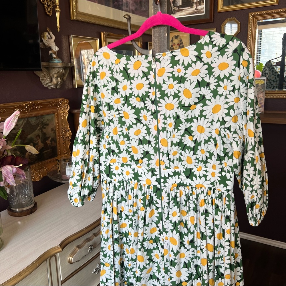Kate Spade Daisy Bodega Midi Dress Size 12 - Picture 10 of 13